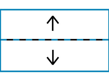 3. Specification of ridge position and water run-off direction