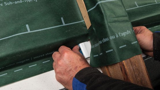4. Initial attachment of the patch