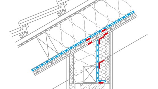 10a. Eave joint with exposed rafters with rafter tails, alternative