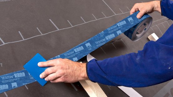 3. Tape the overlap