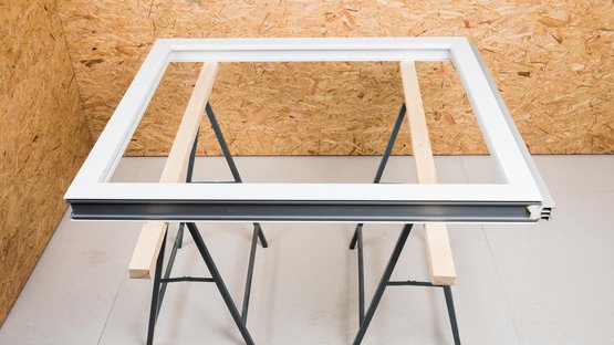 1. CONTEGA SOLIDO IQ is to be applied before the window is installed