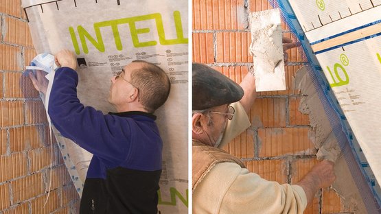 9. Sealing to unplastered subsurfaces