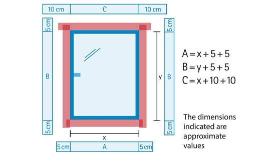 5. Cut the tape to size