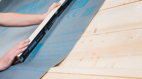 III. Rainproof sub-roof, e.g. on roof sheathing with nail-sealing tape, pitch ≥10° (2.1:12)