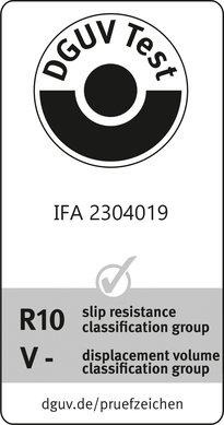 Slip resistance classification group DGUV R10/V- ADHERO VISTO